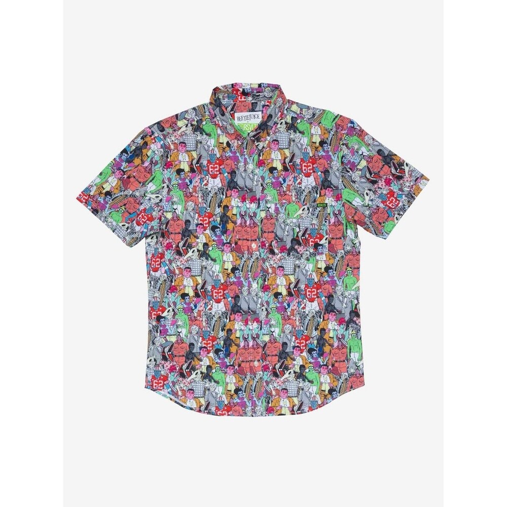 RSVLTS Beetlejuice "Netherworld Waiting Room" button-up shirt
